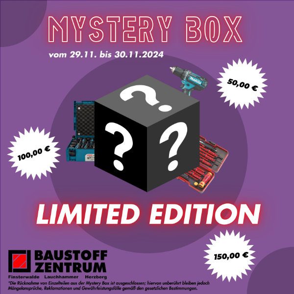 Mystery Box Aktion zum Black Friday!