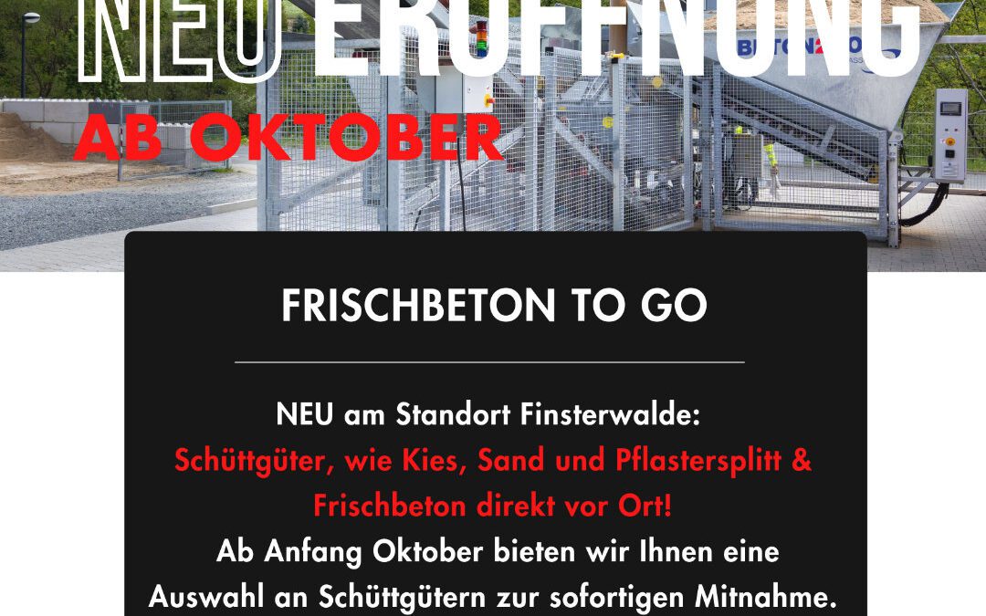 Große Neuheit am Standort Finsterwalde – ab Oktober verfügbar!
